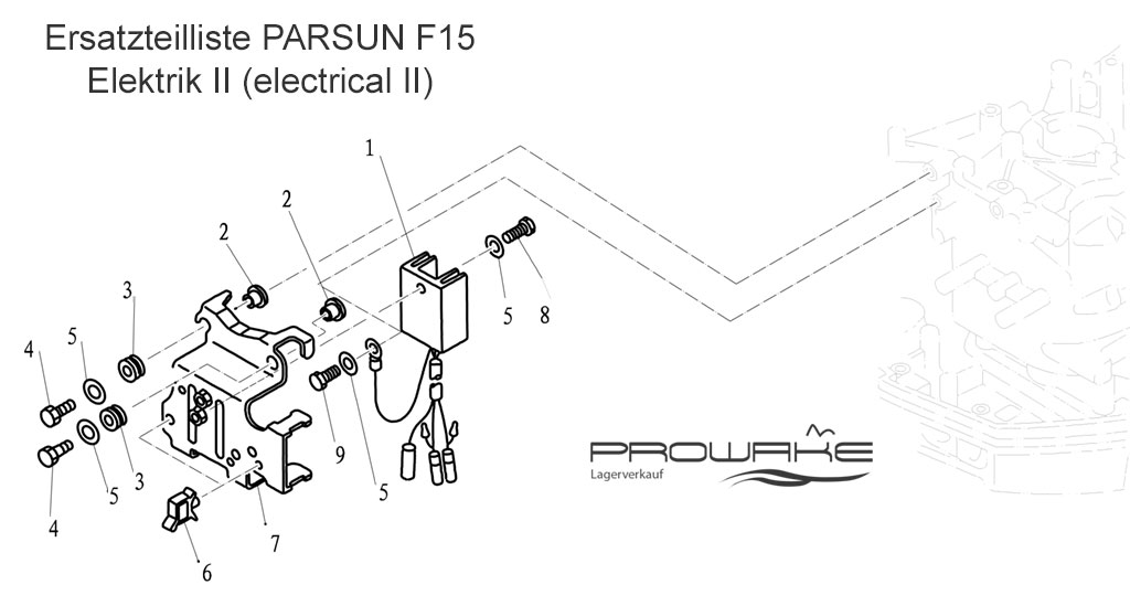 Parsun F15 (B)  Ersatzteile / Spare Parts: Elektrik II