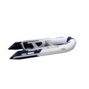 (AUSVERKAUFT) Schlauchboot Prowake AL430: 430cm lang mit Aluminiumboden - blau/weiß - für bis zu 8 Personen