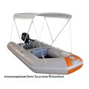 Bimini Top 130 cm breit, Sonnendach/Verdeck für...