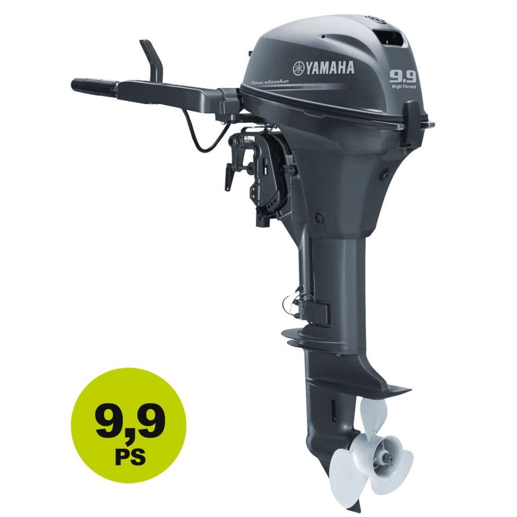 SONDERANGEBOT URLAUBSGELD PLUS AKTION Außenborder Yamaha  :  Langschaft 2-Zylinder 9,9 PS Bootsmotor / Schubmotor mit E-Start und Fernschaltung (versand-kostenfrei)