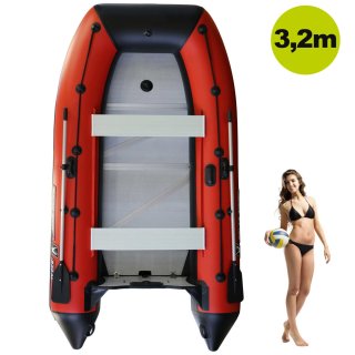 Prime-Class Schlauchboot:  POLAR-BIRD MERLIN PB-320M-RS, 320cm / 600 kg Verdrängung, für bis zu 4 Personen, max 15 PS motorisierbar, spezial GFK-Boden (versand-kostenfrei)*