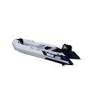 (AUSVERKAUFT!) Schlauchboot mit Motor:  AL 300 blau, 300cm, Aluboden mit Parsun 5 PS Außenborder