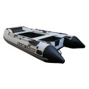 Prime-Class Schlauchboot:  POLAR-BIRD MERLIN PB-360M-SW für bis zu 5 Personen schwarz/weiß, 360cm / 700kg Verdrängung, max 20PS motorisierbar, spezial GFK-Boden (versand-kostenfrei)*