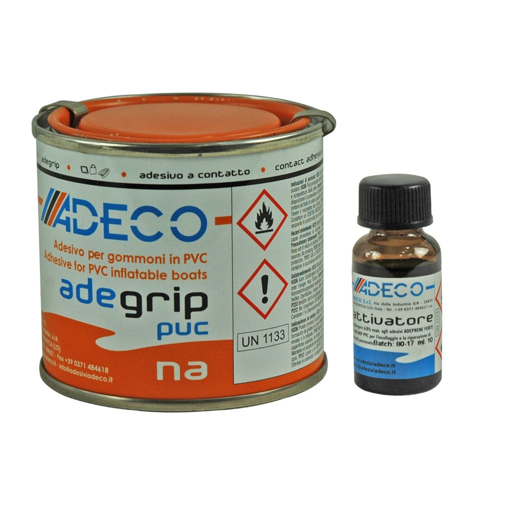 Schlauchboot-Kleber für PVC, 2-Komponenten, 135gr. SET Kleber inkl. Härter Schlauchboot-Kleber für PVC, 2-Komponenten, 135gr. SET Kleber inkl. Härter