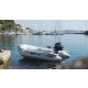 Yamaha Schlauchboot mit Lattenboden, Dinghi 225cm lang für 2 Personen und Elektromotor YAMAHA M12