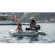 Yamaha Schlauchboot mit Lattenboden, Dinghi 225cm lang für 2 Personen und Elektromotor YAMAHA M12