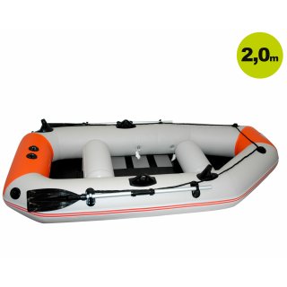 Details:   Schlauchboot Prowake IBP200: Dinghi 200 cm lang mit Lattenboden - ideal für 1-2 Personen - orange/grau / Schlauchboot, Badeboot, Familienboot, Urlaubsboot, Dingi 