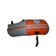 (AUSVERKAUFT) Schlauchboot Prowake IBP200: Dinghi 200 cm lang mit Lattenboden - ideal für 1-2 Personen - orange/grau