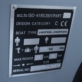 Details:   Schlauchboot PROWAKE IP320S , Aluboden, 320 cm, blau / weiß,  für 2 Personen  bis max 4 Personen zugelassen, bis 15 PS motorisierbar (versand-kostenfrei*) / Schlauchboot, 320 cm, 2-4 Personen 