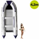 Schlauchboot PROWAKE TK-RIB420S, 420cm, Aluboboden, blau...