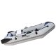 Prowake IB200 Schlauchboot mit Holzlattenboden, Dinghi 200 cm lang, 2 Personen, Farbe grau / blau