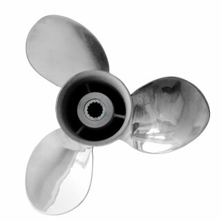 Details: Edelstahl-Propeller für Mercury 9,9-20 PS 9-1/4"x11" mit 14 Zähnen / Edelstahl-Propeller Details: Edelstahl-Propeller für Mercury 9,9-20 PS 9-1/4"x11" mit 14 Zähnen / Edelstahl-Propeller