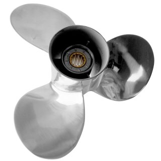 Edelstahl Propeller für Suzuki Außenborder 40 60 PS,  11 5/8" Durchmesser, 11" Steigung, mit 13 Zähnen