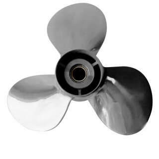 Details:   Edelstahl Propeller für Tohatsu 25 bis 30 PS, 9 7/8 Durchmesser, 12" Steigung, mit 10 Zähnen / Propeller Edelstahl, Tohatsu 