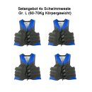 Setangebot 4x Waterski Schwimmweste Gr. L