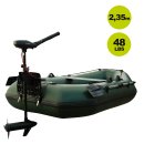 (AUSVERKAUFT) Schlauchboot mit Elektromotor: Set Prowake 235 cm Dinghi Angelboot, Luftboden, IBA 250 mit Elektromotor PSM-A48 (versand-kostenfrei)*