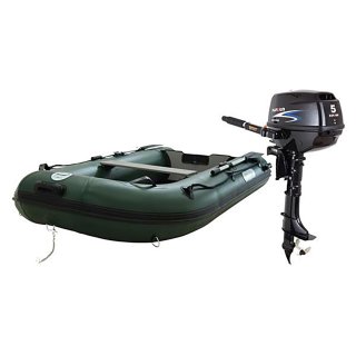 (AUSVERKAUFT!) Schlauchboot mit Motor: Set Prowake  Schlauchboot 300cm Aluboden+ Parsun 5 PS Außenborder