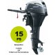 Yamaha F15CES Kurzschaft Au&szlig;enbordmotor mit Fernschaltung und E-Start (Versand kostenfrei*)
