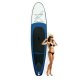 SUP (inflatable iSUP) PROWAKE Shark3:  Stand Up Paddle Board 335 cm / 110&quot;  - Hochdruck Drop-Stitch Verbundboden (Versand kostenfrei)* 