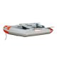 (AUSVERKAUFT) Schlauchboot Prowake Sport IBT230: 230cm lang mit Holzboden - ideal für 2 Personen - orange/grau