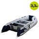 (AUSVERKAUFT!) Schlauchboot  Prowake AL330:  330cm lang mit Alu-Boden - blau/weiß - ideal für 3-4 Personen