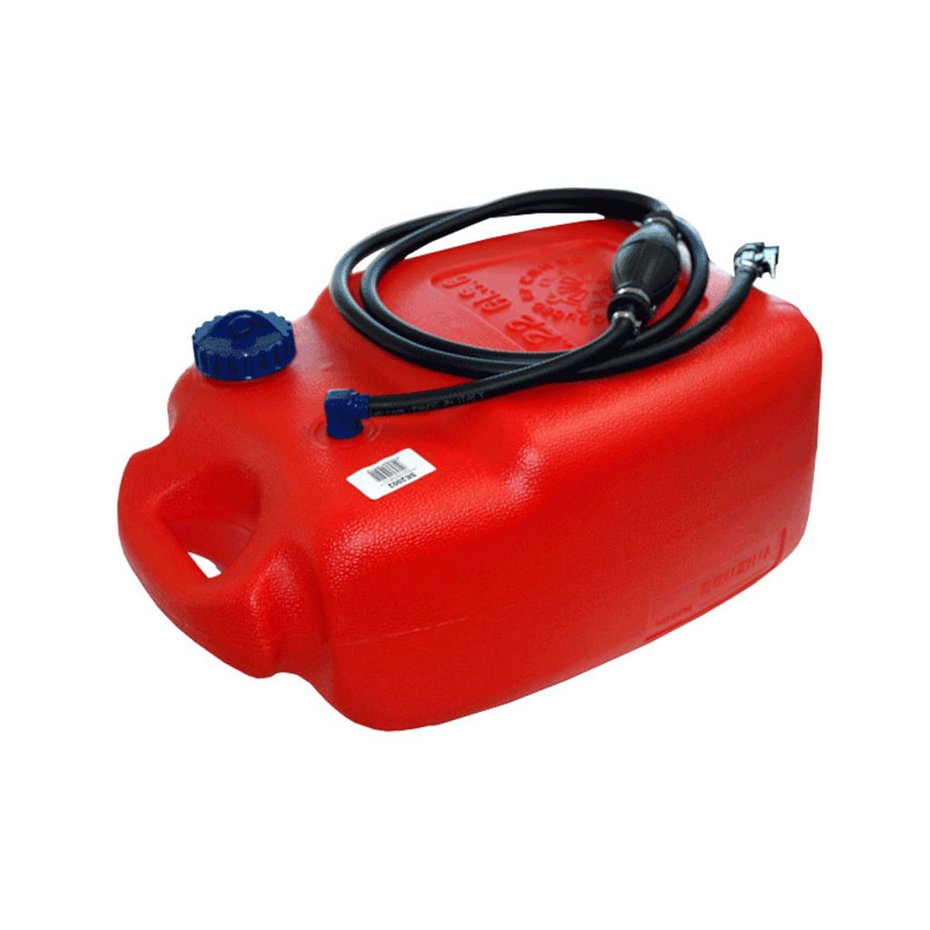 Kraftstofftank 22 Liter  für Tohatsu Motoren -  mit Pumpschlauch und Kraftstoffanschluss
