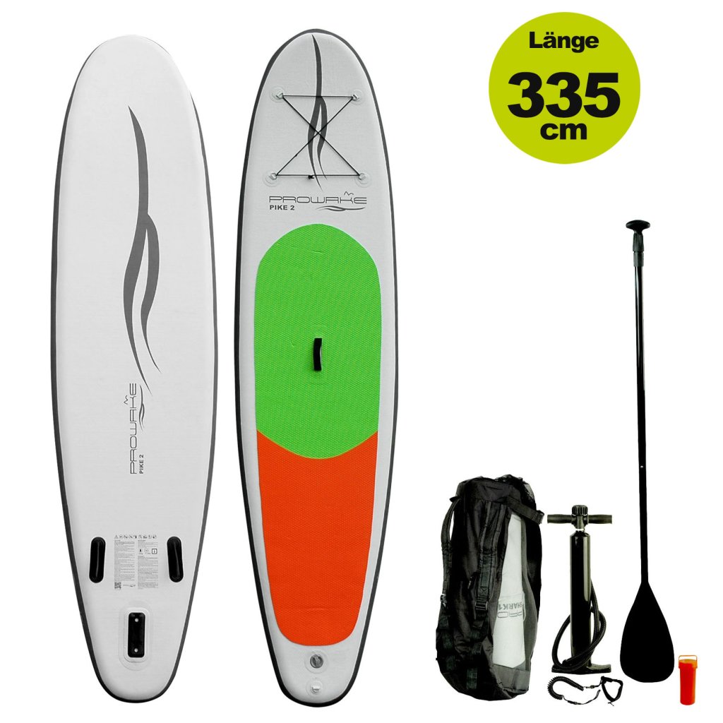 (AUSVERKAUFT) SUP  inflatable iSUP  PROWAKE PIKE2: Stand Up Paddle Board 335cm / 11'0"