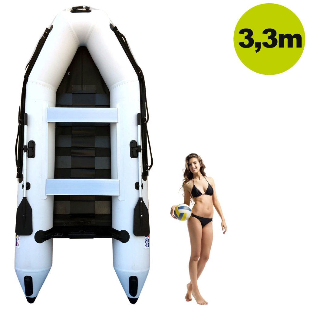 AQUAPARX Schlauchboot 330PRO MKIII White- 330cm lang- ideal für 5 Personen (Versand kostenlos *)