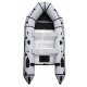 (AUSVERKAUFT) AQUAPARX Schlauchboot RIB 400 White, Aluboden, 400cm lang, weiss/schwarz- ideal für bis zu 7 Personen