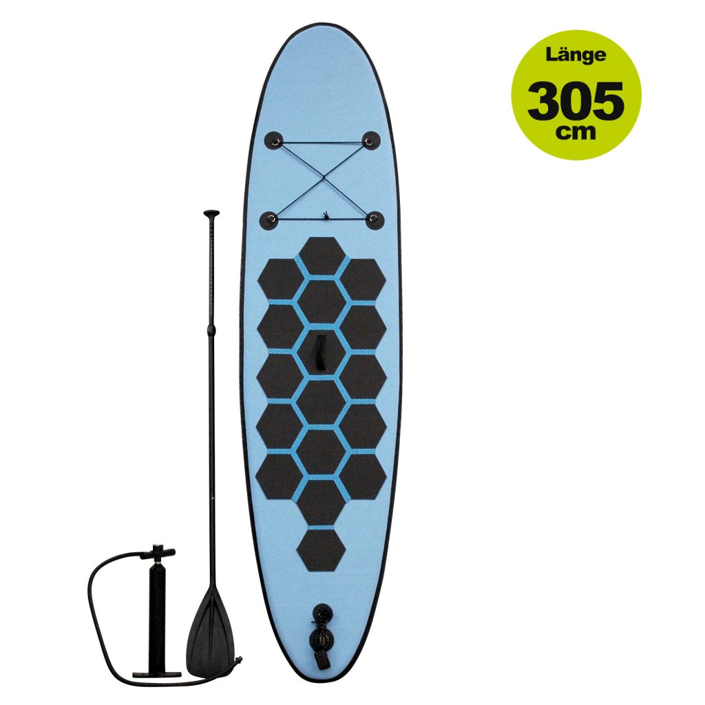 AQUAPARX 305 iSUP 10'  305x76x10cm Inflatable Sup - Stand up Paddleboard- SUP (Versand kostenfrei)*