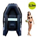 AQUAPARX Schlauchboot 230PRO MKIII (MODELL 2021) Black- 230cm lang, Dinghi ideal für 2 Personen (Versand kostenlos *)