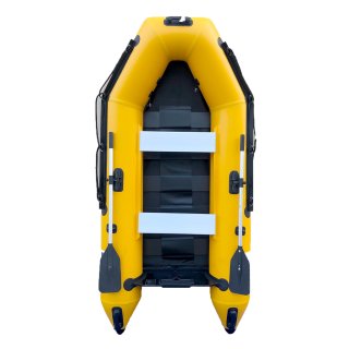 Details:   AQUAPARX Schlauchboot 280PRO MKIII Yellow - 280cm lang - Lattenboden -  ideal für 3-4 Personen (versand-kostenfrei)* / Schlauchboot, AQUAPARX 