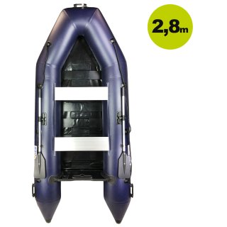 AQUAPARX Schlauchboot RIB280 PRO Blue- 280cm lang-Blau- ideal für 3-4 Personen