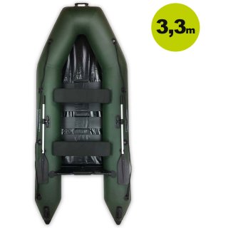 AQUAPARX Schlauchboot RIB330 PRO Green- 330cm lang- ideal für 5 Personen (Versand kostenfrei)*