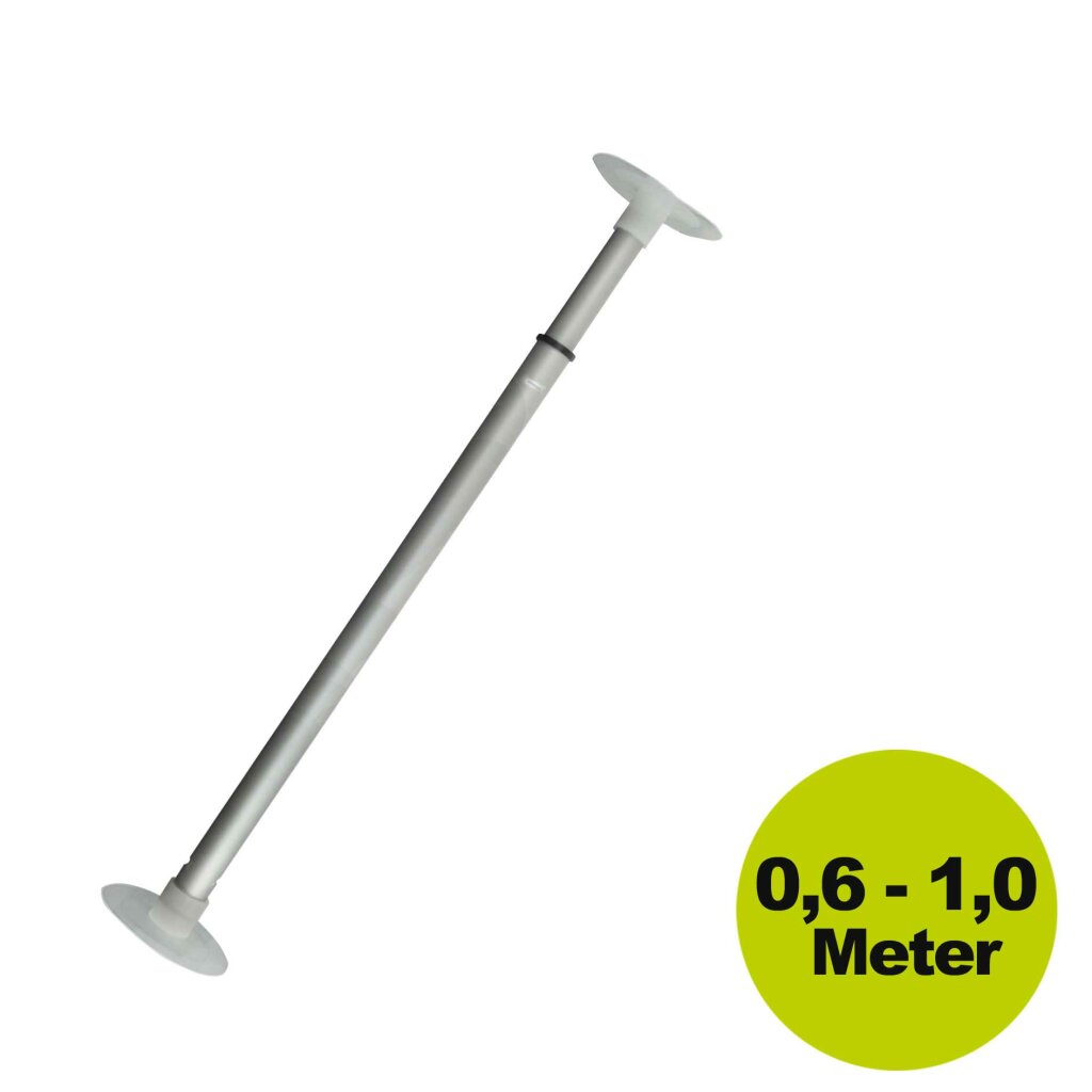 Teleskopstütze: Stütze  für Abdeckplane / Bootsplanen, 60-100cm Planenstütze